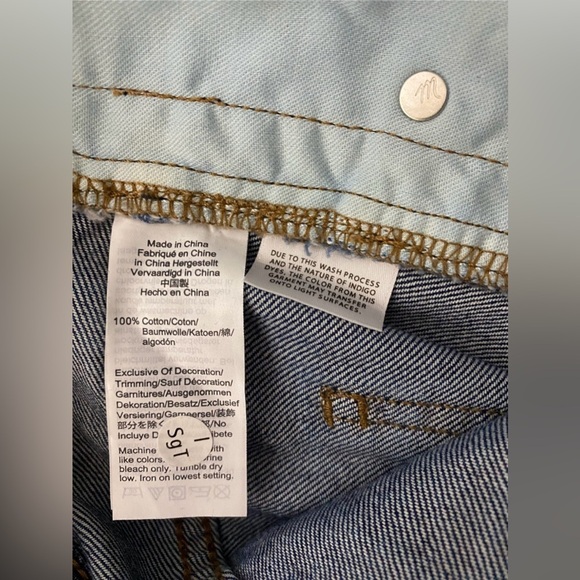 Madewell The Perfect Vintage Jean: Metallic Tuxedo Stripe Edition NWT Sz 29 - Picture 13 of 13